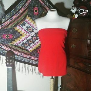 Express Tops - Red tube top.🌻 Express Tops - Red tube top.🌻